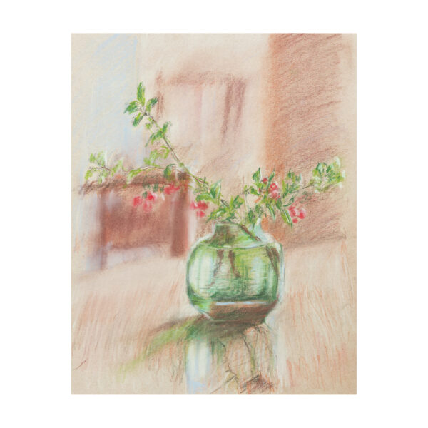 Still life with red berries